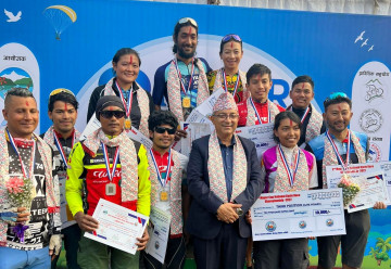 हिक्मत, लक्ष्मी र नयन बने साइकल दौड विजेता 